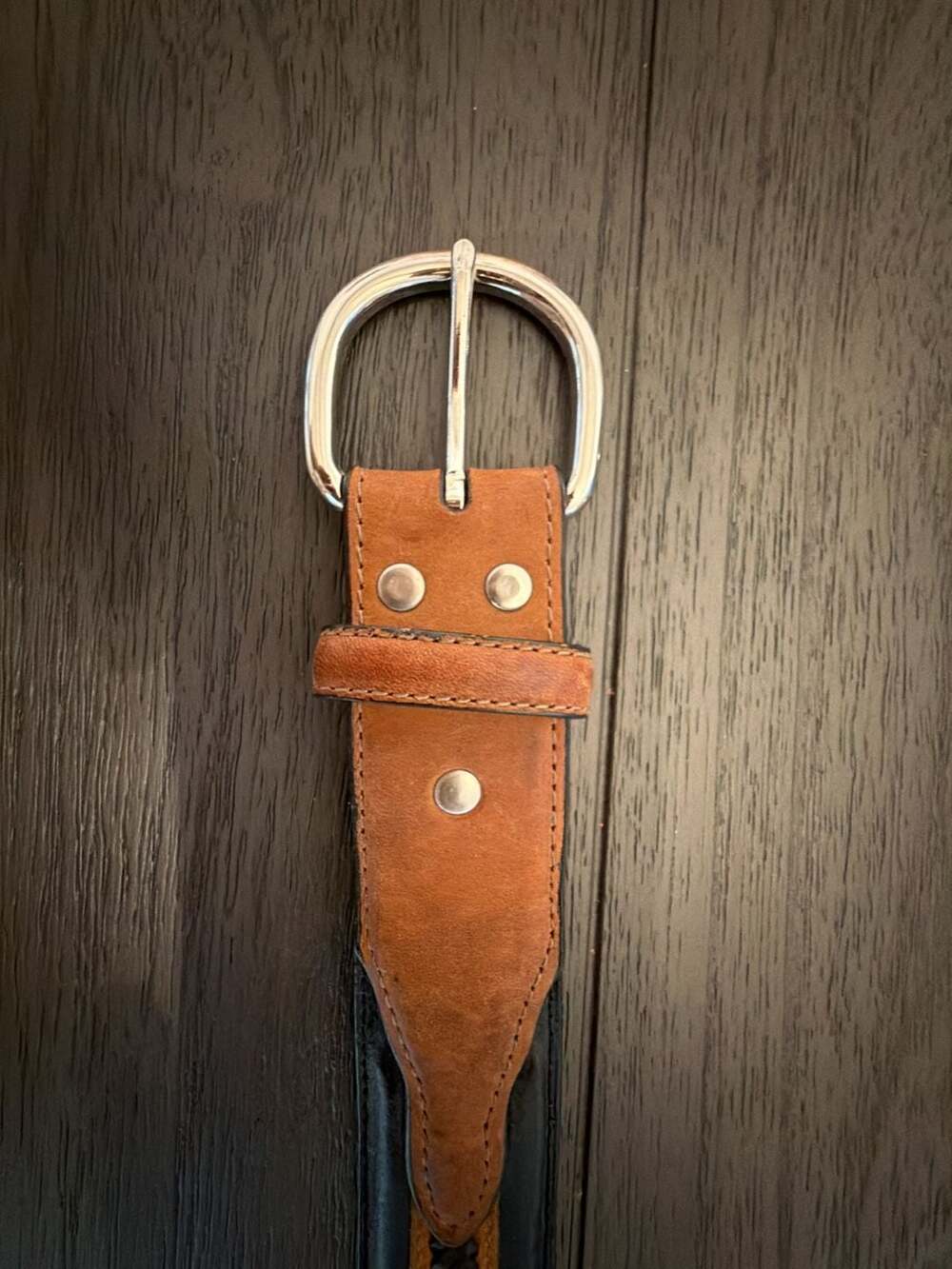 #14Nocona Belt Co. Genuine Leather Braided Western Belt Size 40 N24260107